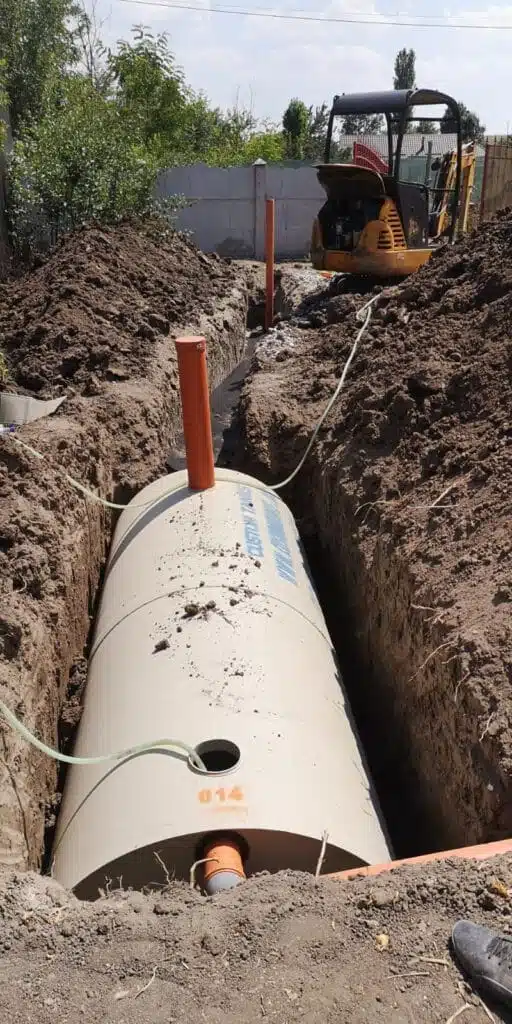 Montaj fosă 4000 litri slatina