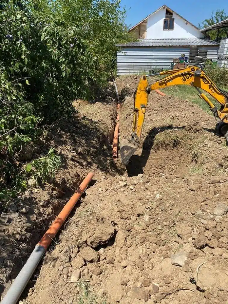 Montaj Fosă 5000 litri Câmpu Mare, VL